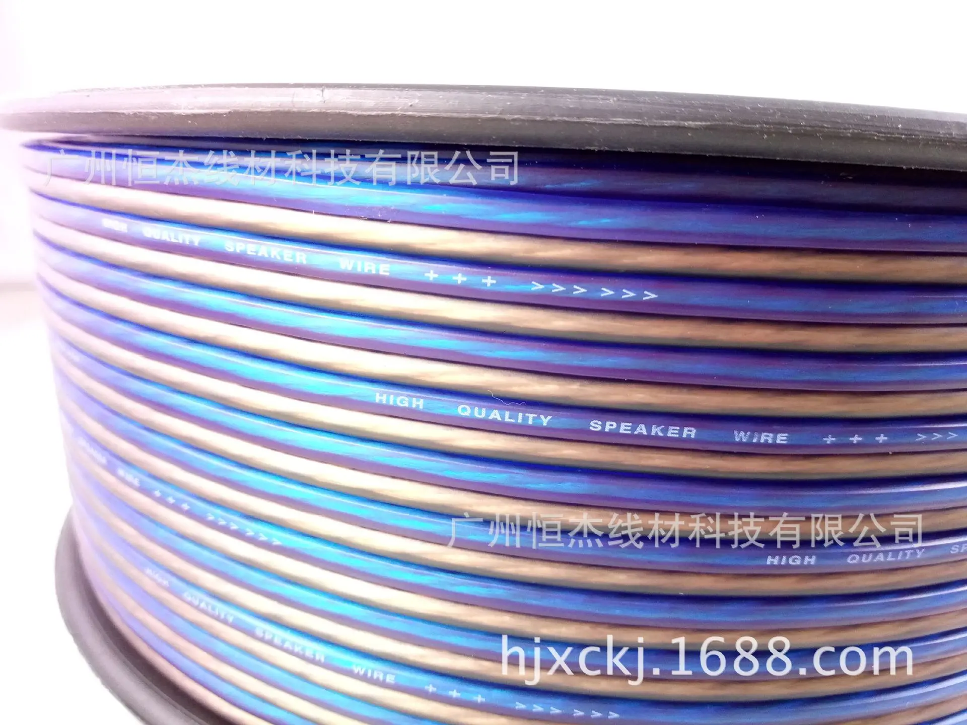 كابل مكبر صوت من النحاس النقي غير اللامع، كابل صوت، كابل مكبر صوت، كابل توصيل صوتي