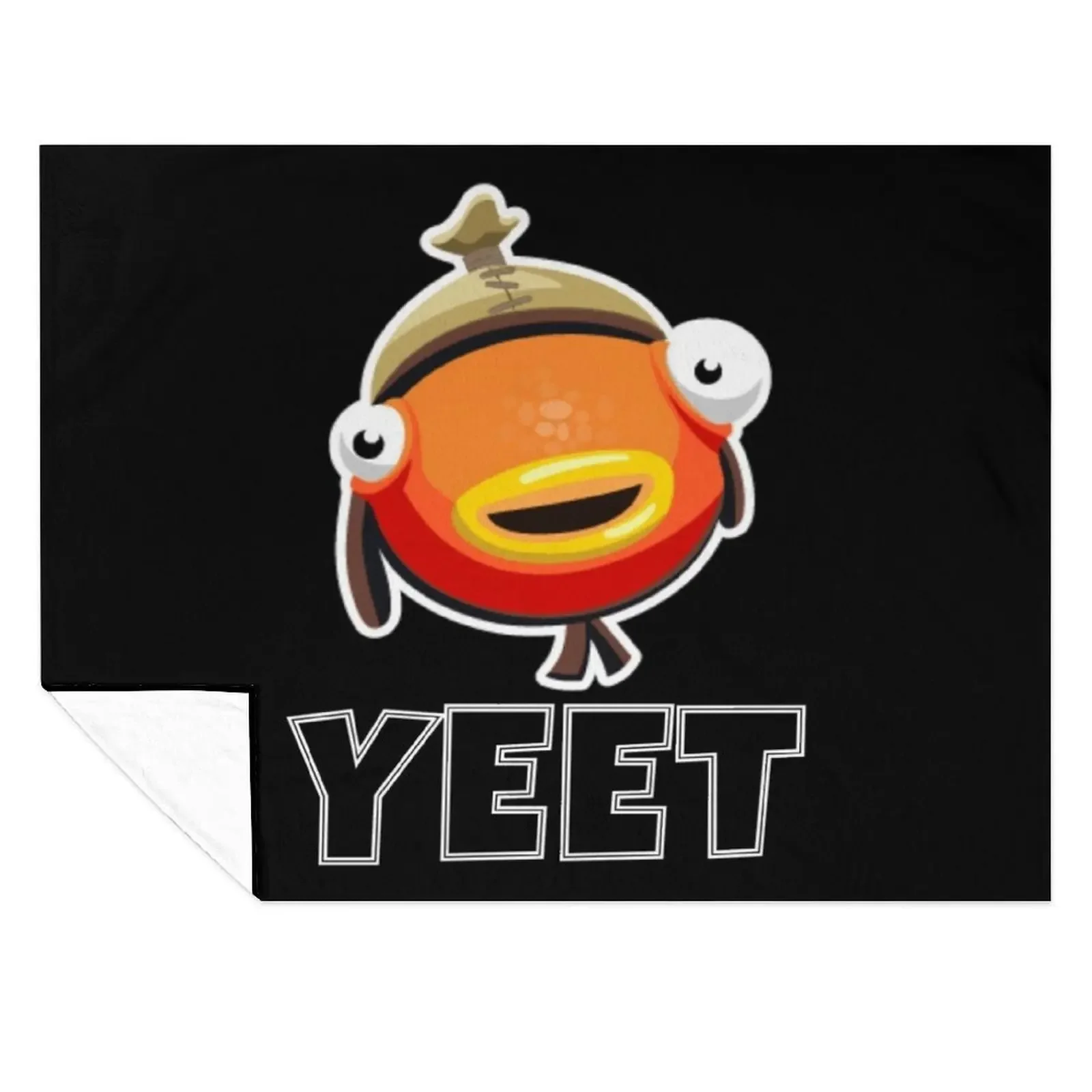 

yeet fishstick Throw Blanket Nap Moving Multi-Purpose for babies Blankets