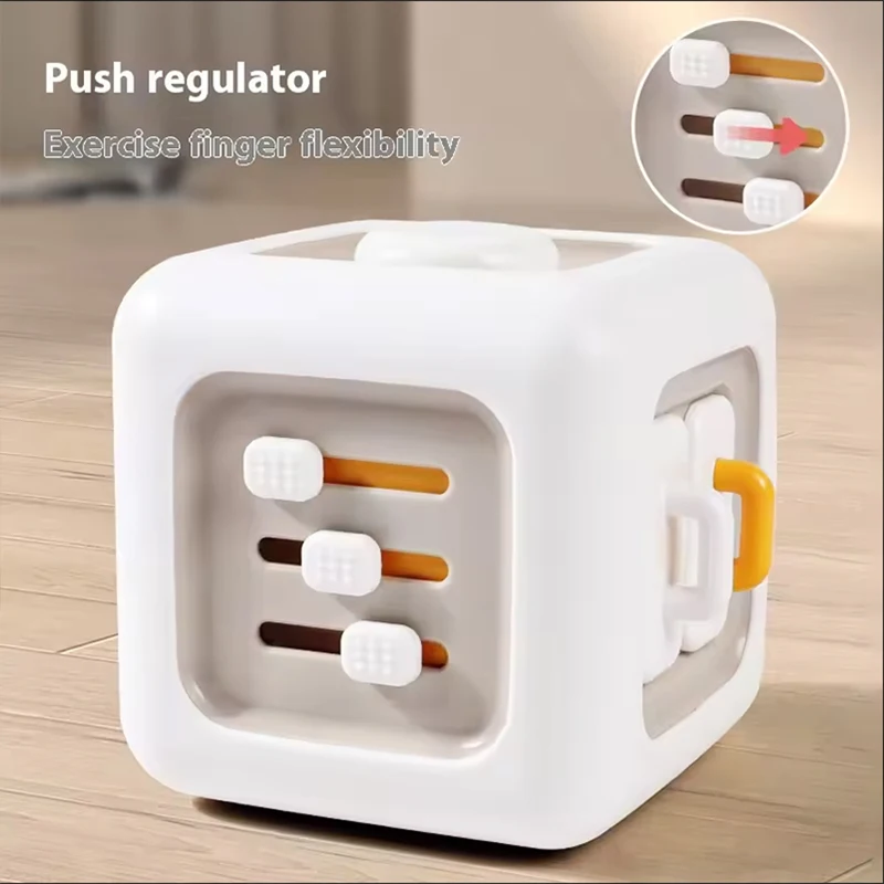 Kotak Montessori Kubus Ajaib Anak Enam Sisi Mainan Pendidikan Anak Usia Dini untuk Pendidikan Prasekolah Bayi