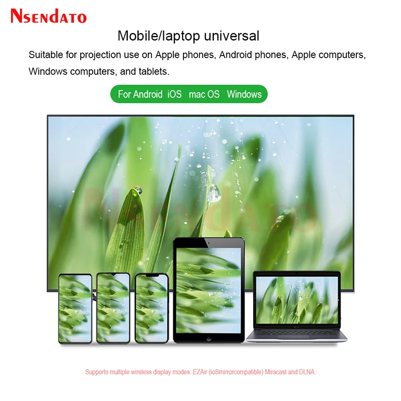 EzCast-ミラーリングライト,2,5g,wifi,HDMI,iOS,Android,PC用のTVレシーバーアダプター