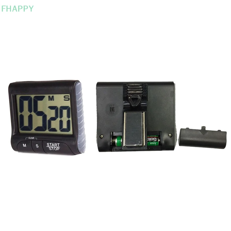 Timer funzione grande schermo con supporto magnete Timer da cucina Timer conto alla rovescia promemoria elettronico