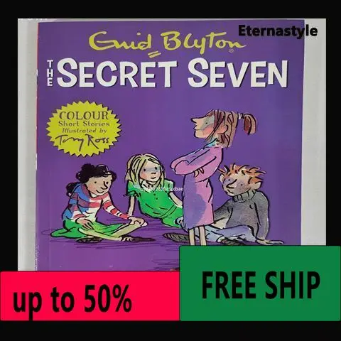 Hot Enid Blyton The Secret Seven Seven Little Detective 6 Full-color Short Stories For Childrenlibro