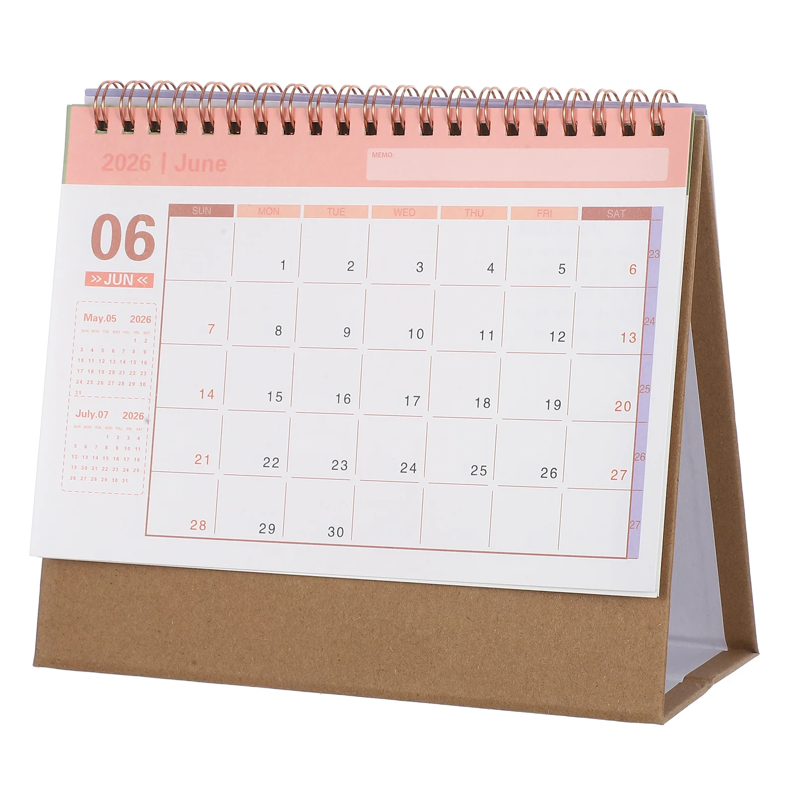 

2026 Desk Calendar July 2025-December 2026 Stand Up Desktop Planner For Home Office School Small Space Tabletop Calendar