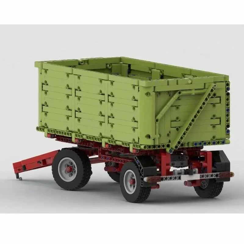 

Модель трактора с прицепом для тяжелых условий эксплуатации, 781 шт., детский подарок на день рождения «сделай сам», MOC-145141, строительный блок