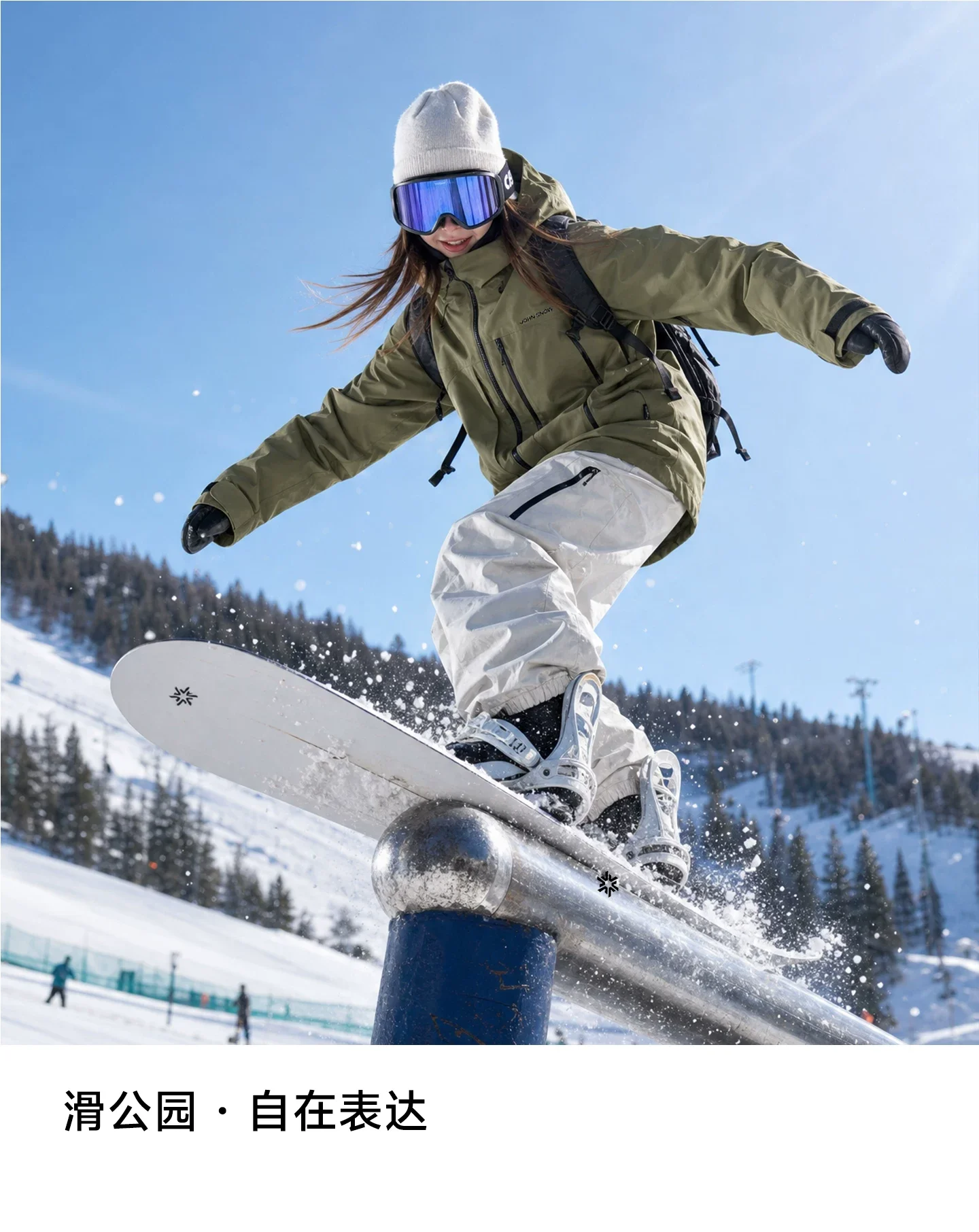 John Snow 2026 Unisex Snowboardjacke im Amerikanischen Stil Professionelle Wasserdichte Winddichte Thermische Winter-Skijacke für Männer & Frauen – Detail 28