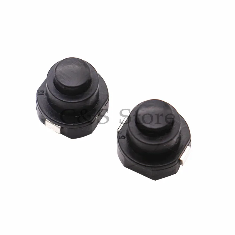 10pcs 1010X Small Circular Flashlight Switch Power Supply Button Switch KAN-10A Self-Locking Button Push Button Switch ON-OFF