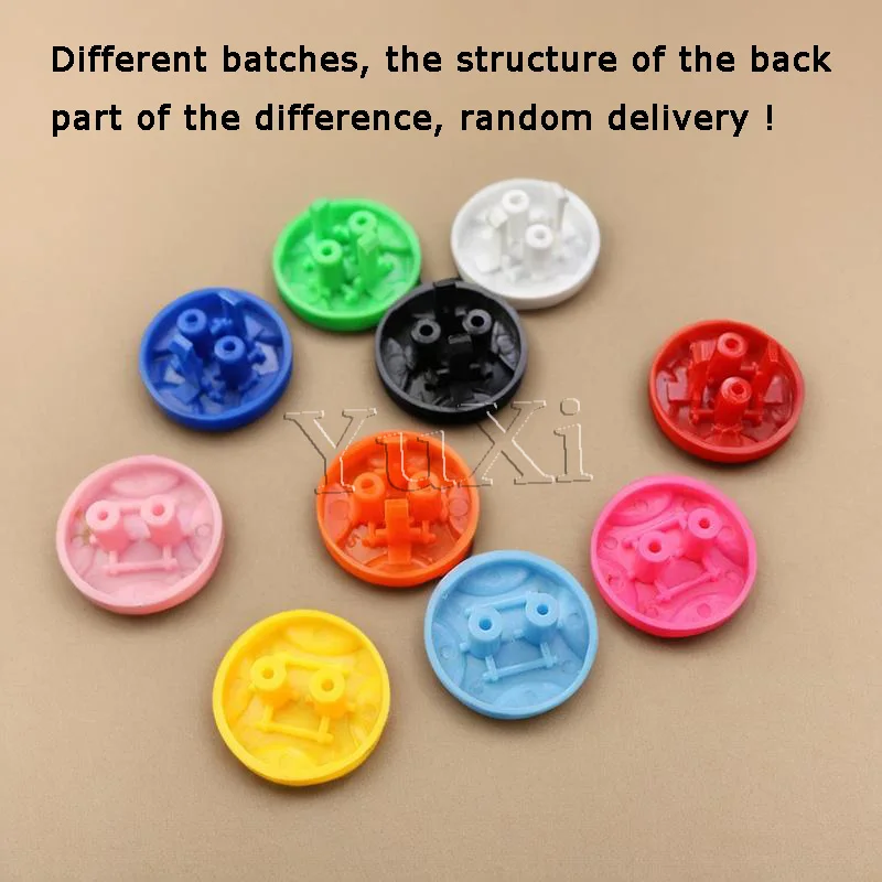 YuXi 2 шт. пластиковый колпачок для джойстика для XBOX360 D-PA0D, колпачок с грибовидной головкой, колпачок с перекрестной кнопкой, аксессуары для игровой консоли, разноцветные