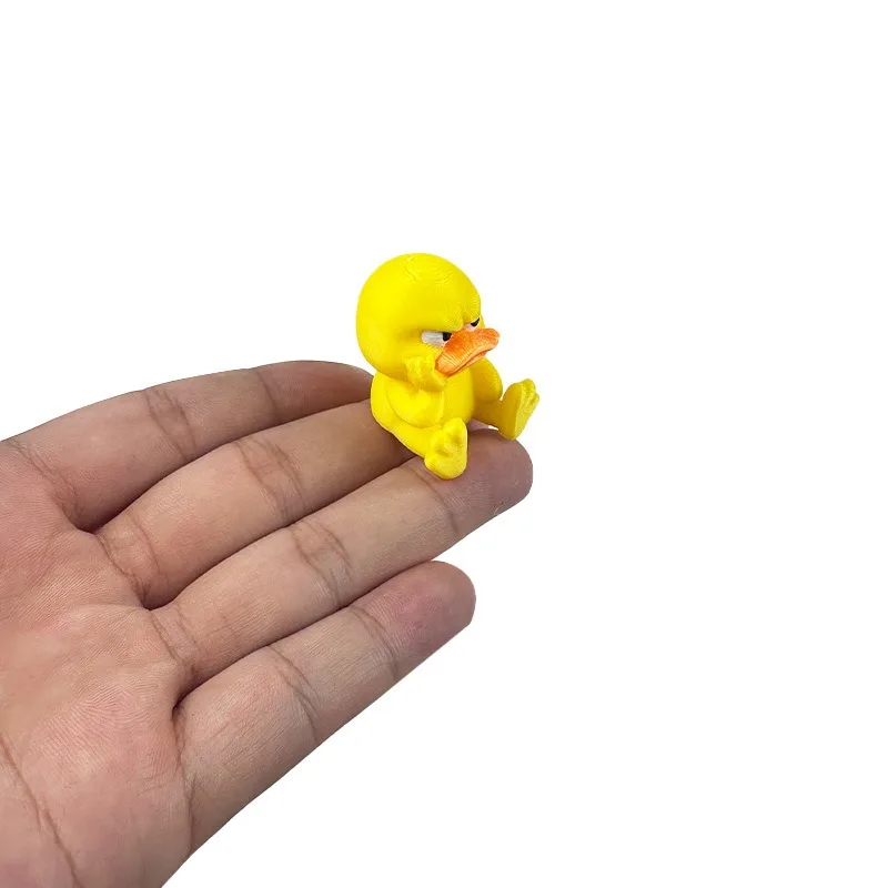 2Pcs  3D printed angry duck car decoration, suitable for cars, trucks, and expressive ducks