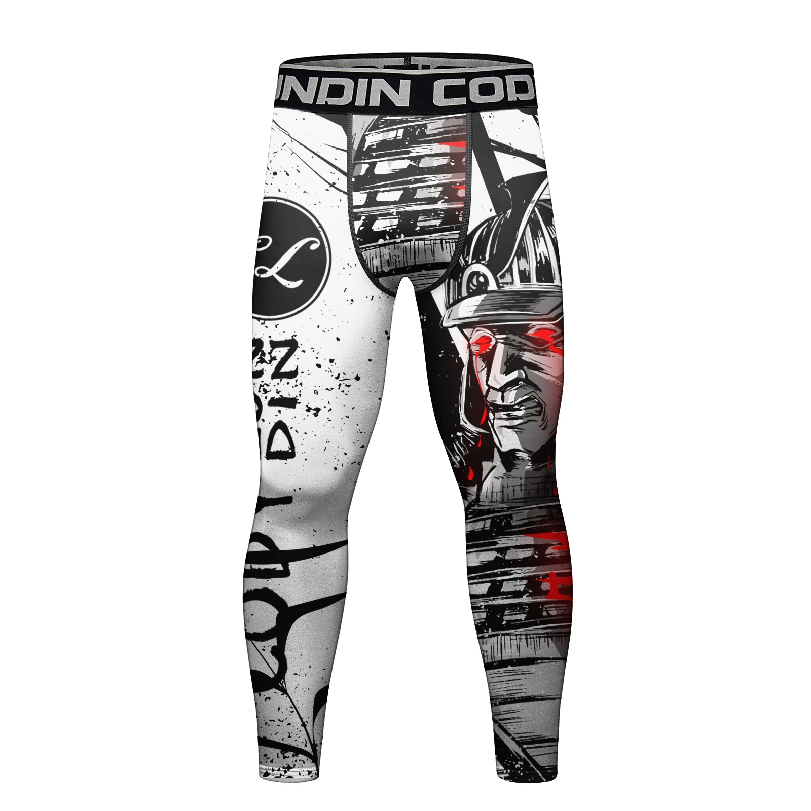 Cody Lundin Fashion New Men's High Stretch Compression Leggings MMA BJJ Bodybuilding Pants Quick Drying Breathable Fitness Pants