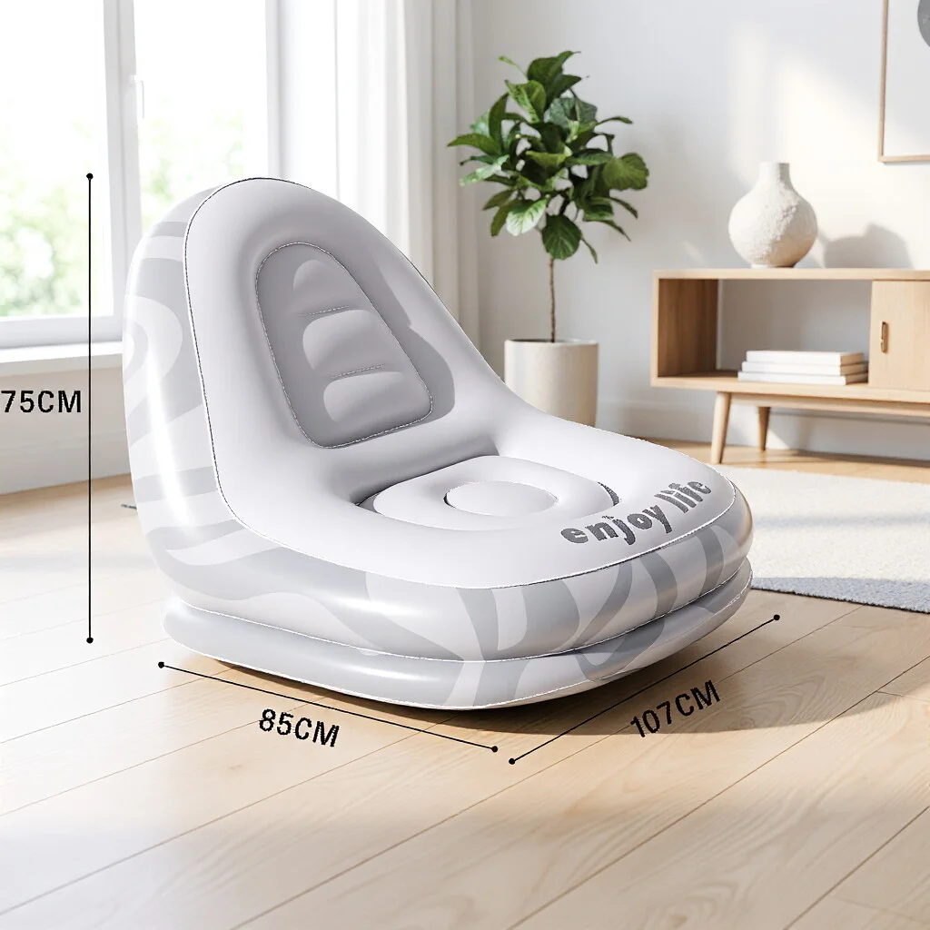 Outdoor Inflatable Sofa  Portable Air Mattress Comfort Lounger for Camping  Music Festival