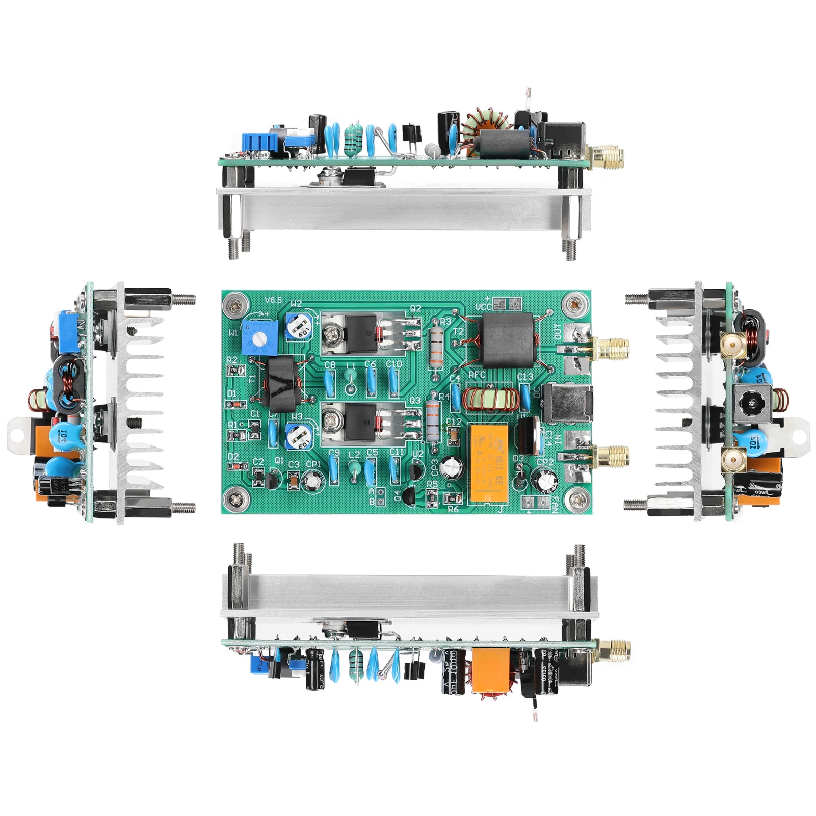 30W 3-28MHz Shortwave Power Amplifier Board CW SSB Linear High Frequency Power Amplifier Finished Board