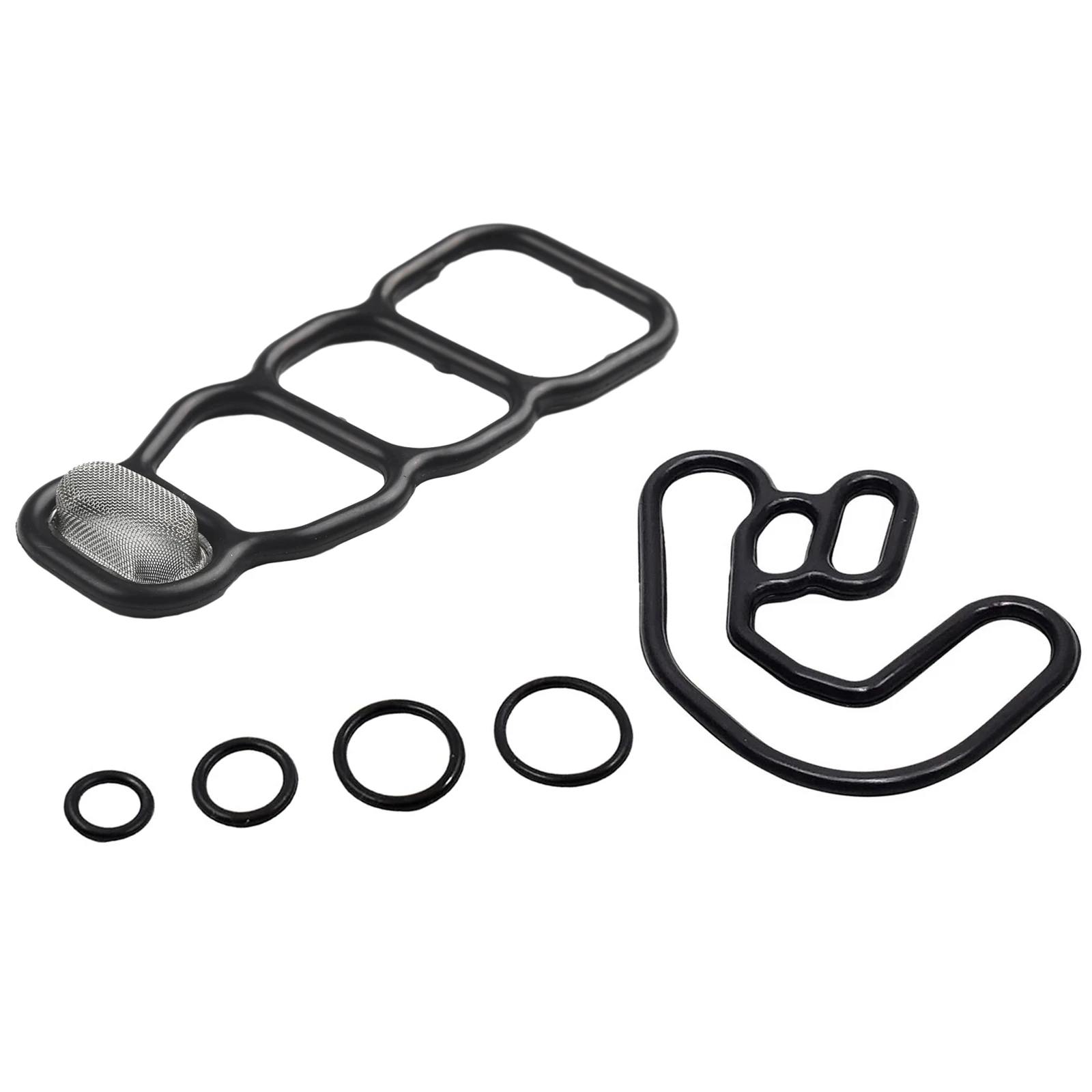 For Honda Odyssey 2005-2007 Solenoid Spool Valve Filter Seal Gasket 6pcs Replacement for EX L and Touring Trims V6 3.5L Engine