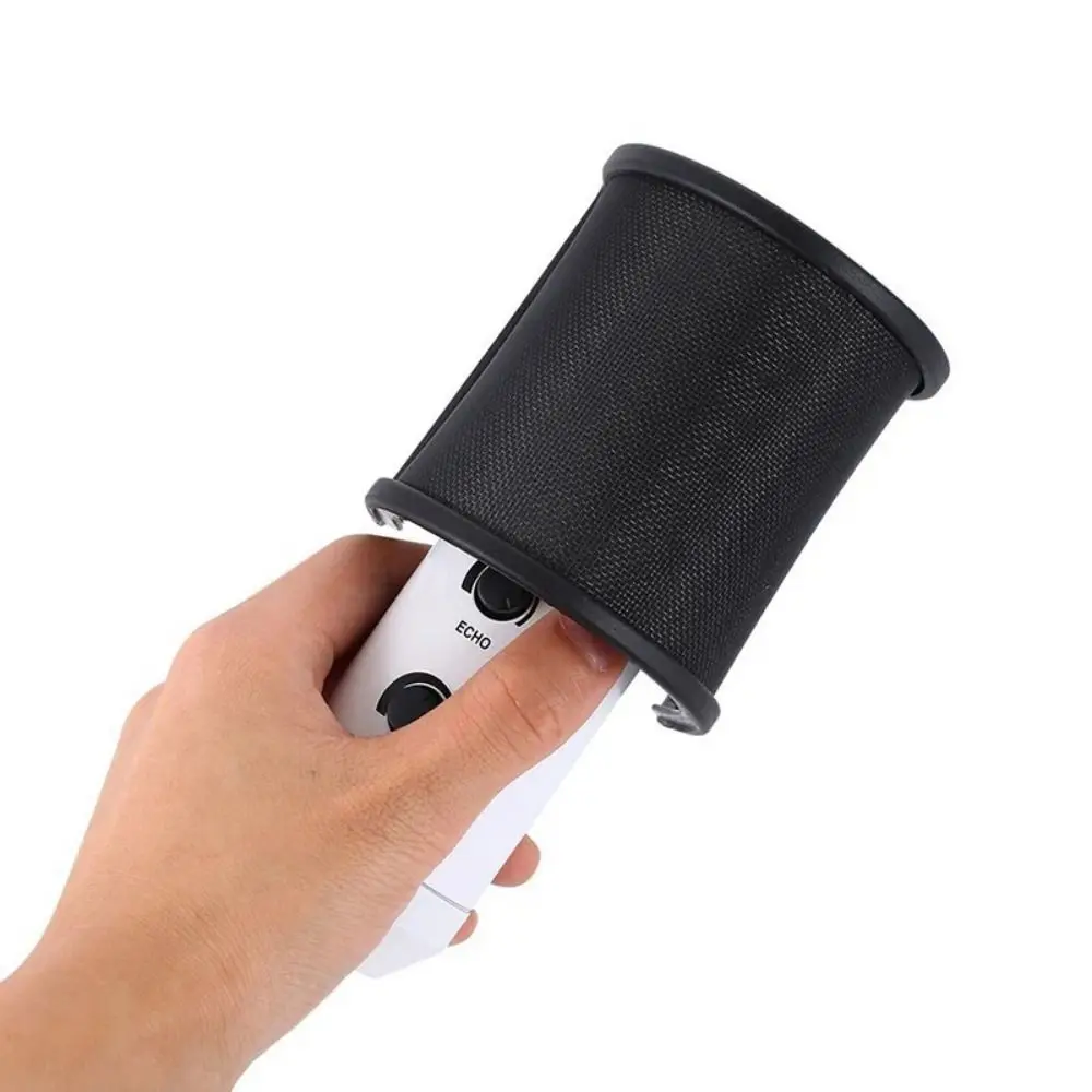 U Shape Microphone Windscreen Mask Shockproof Universal Microphone Pop Filter Metal Dedicated Wind Noise Pop Net Shield Cover