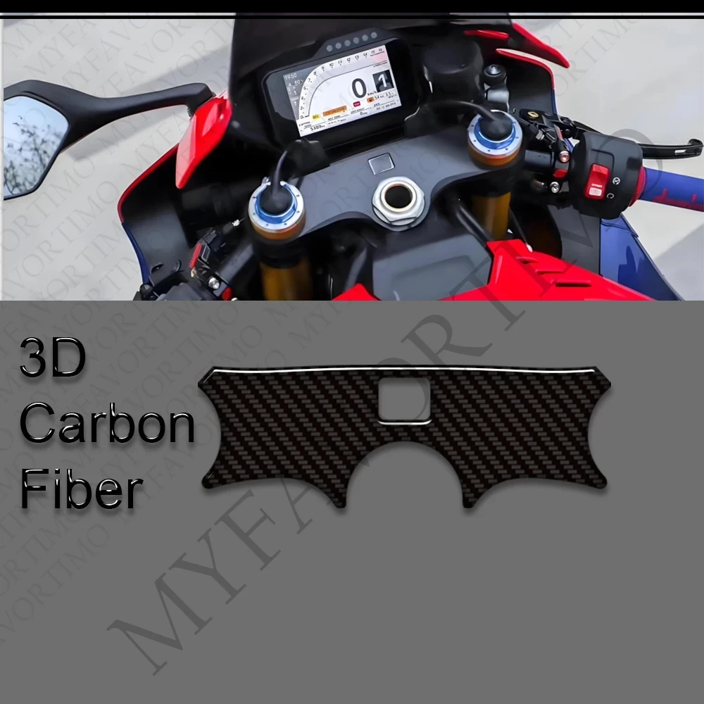 For CBR1000RR-R CBR1000RR R CBR 1000RR 1000 RR RRR SP Fireblade Protector Tank Pad Tank Pad Cap Carbon Fiber 3D Stickers Decals