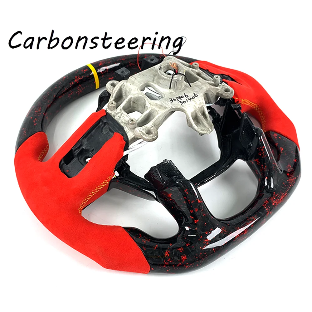 Premium Forged Carbon Fiber Steering Wheel for Ram 1500 TRX Rebel 2019-2025 Custom OEM Fit Replacement Off Road Interior Upgrade view 6