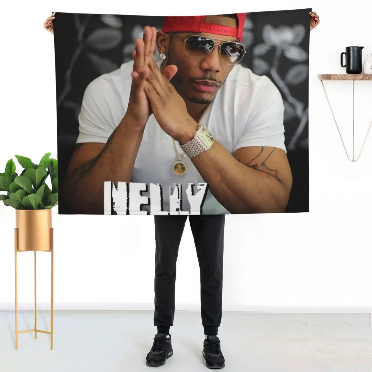Fournel American Music Singer Throw Blanket Luxury Softest For Baby Thermals For Travel Furry Flannel Blankets