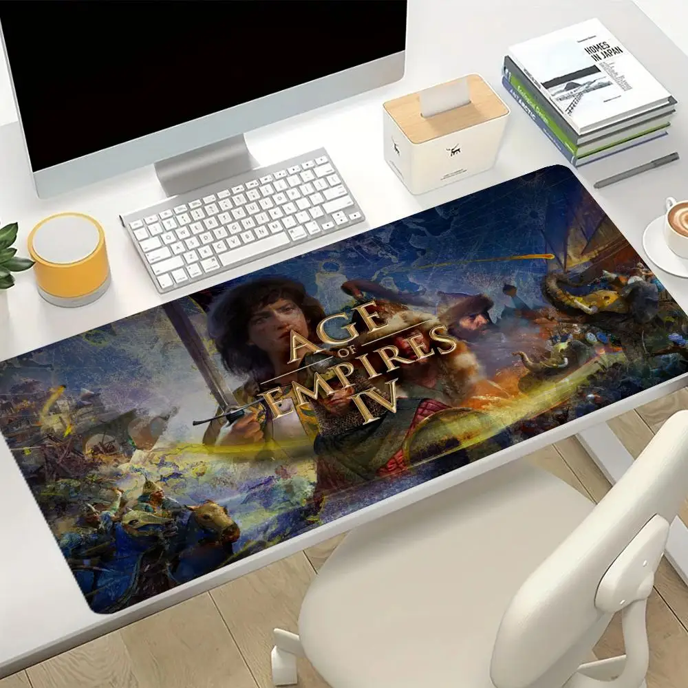 

Popular A_Age of E_Empires IV Gaming Mouse Pad, Large Rubber Anti-Slip Mouse Pad, Office/Gaming Keyboard Mat, Gaming Accessory