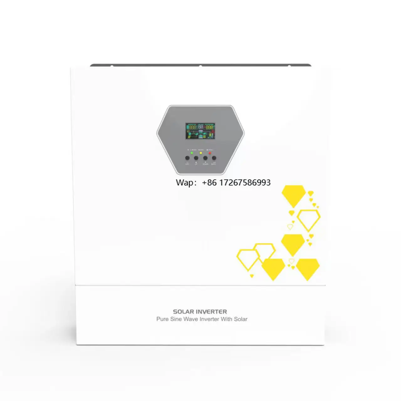 

48V DC 5500W 5.5kw Hybrid Solar System Inverter 5.5kw Three Single String Inverter Pure Sine Wave Solar Inverter