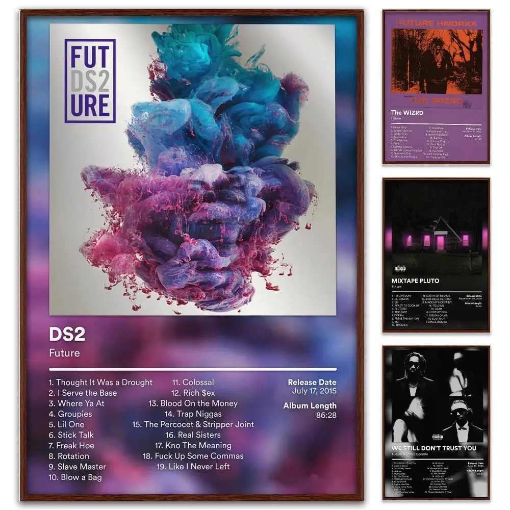 Rapper F-Future Album Cover Poster Reteo Wall Art Aesthetic Room Decor Print Living Room Bedroom Home Decoration