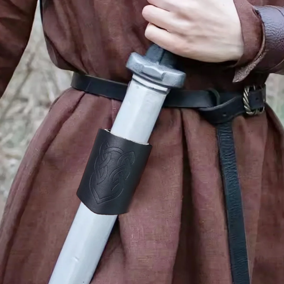 Medieval Larp Sword Sheath Frog Dagger Scabbard With Belt Loop Gothic Viking Knight  Costume Attachment Athame Holder