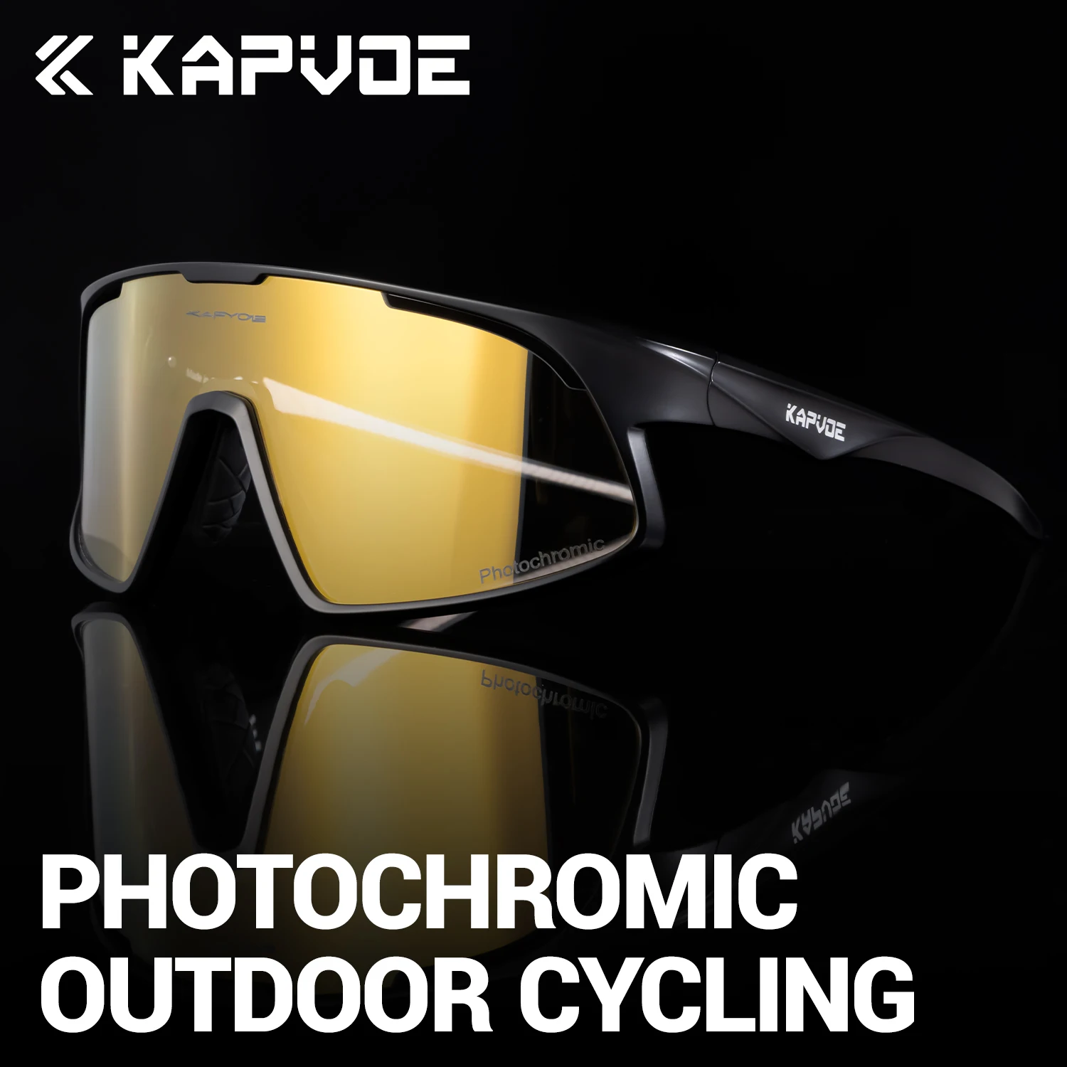 

KAPVOE спортивные солнцезащитные очки для велосипеда MTB, уличные очки UV400, велосипедные очки для мужчин и женщин, синие походные очки