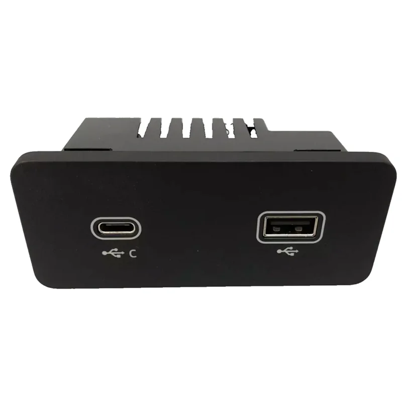 M93K-Dual USB Port Type-C Charging Port Front Rear Centre Audio Interface LR139594 T2H47806 For Jaguar XF 2016+/E-Pace 2017+