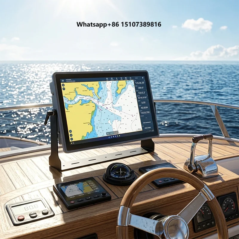 Factory 15.6" 18.5" 21.5 23.8 Inch 1500 Nits Outdoor IP67 Waterproof Marine Capacitive Touch Screen for Fishing Boat
