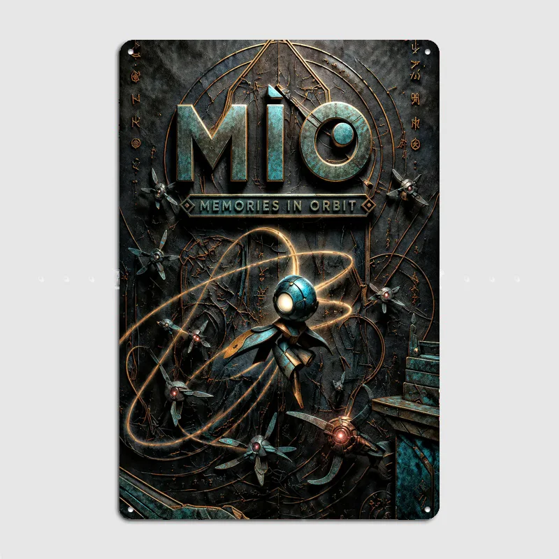 Mio Memories in Orbit Retro Poster Metal Posters Sign Indoor Outdoor Room Decoration Home Bar Decor Wall Decor