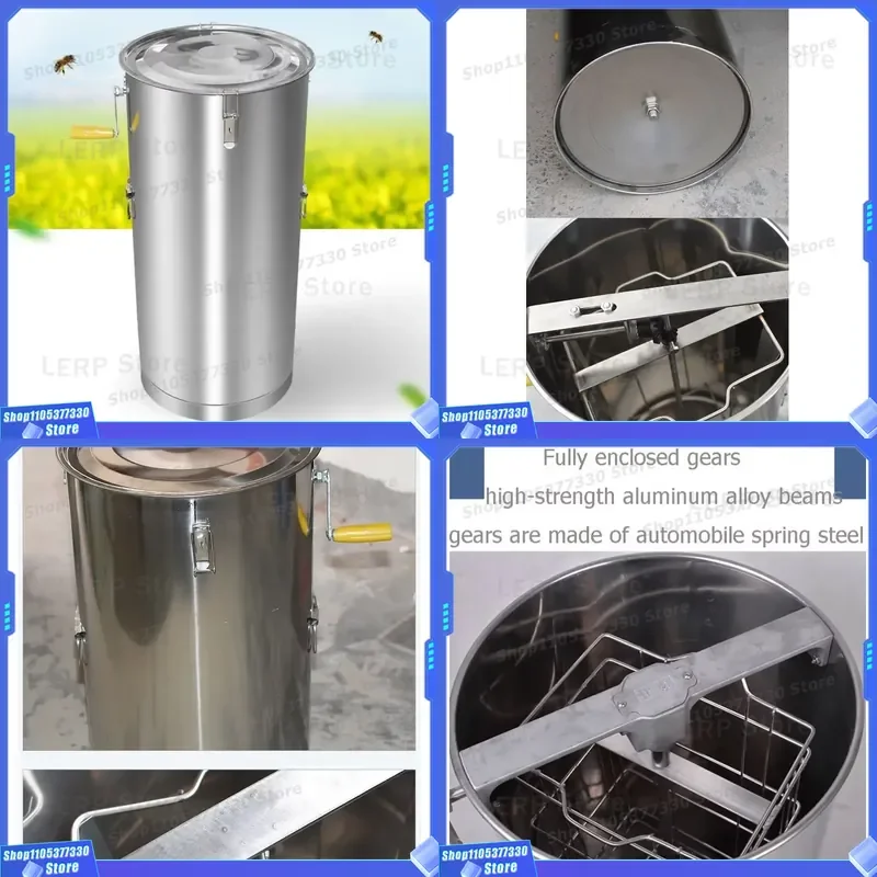 Automatic Honey Processor Machine with Manual Mode Core Parts Pump Gear for Beekeeping Farming Equipment Tool Manual Function