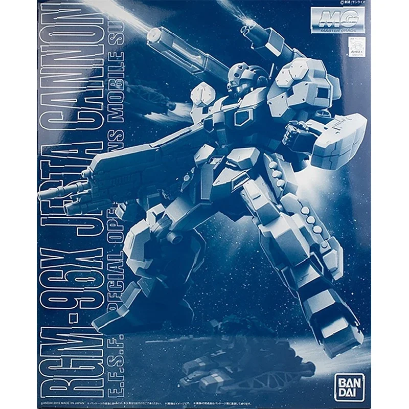 Bandai Gundam Model Kit Anime Figure PB Limited MG 1/100 RGM-96X Jesta Cannon Genuine Gunpla Action Toy Figure Toys for Children