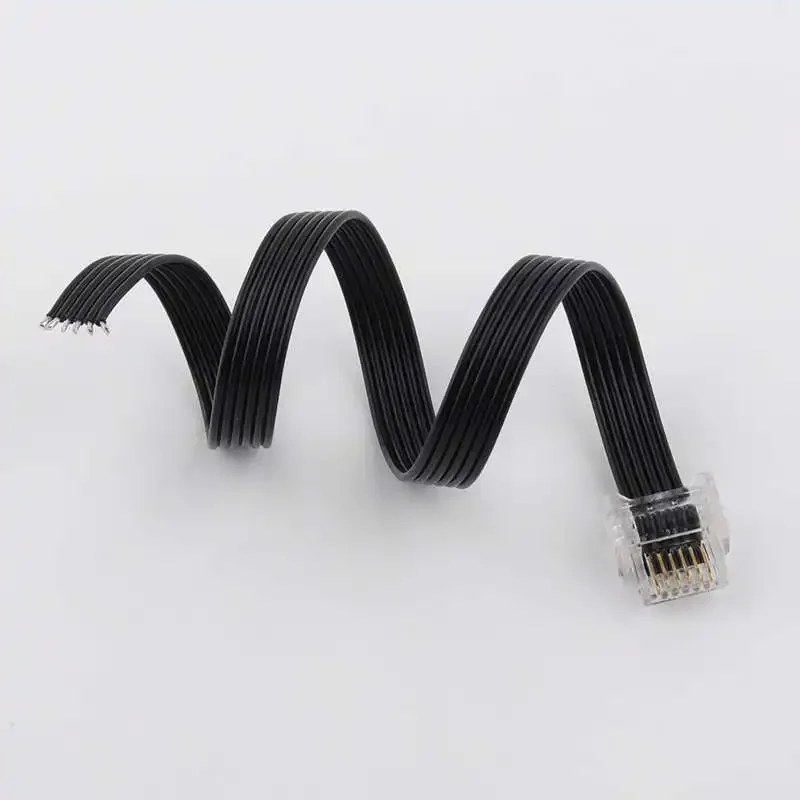 Crystal Connector Cable For we-do2.0 8883 9686 Metal Connector with Cable 25cm MOC PF Motor Repair Wire Crystal Head Connectors