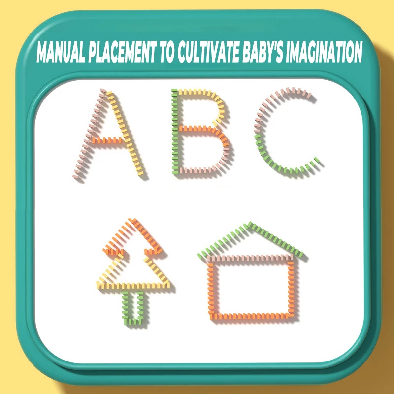 لعبة قطار الدومينو للأطفال، سيارة كهربائية أوتوماتيكية، مجموعة الطوب الدومينو الملونة، ألعاب تعليمية للأطفال، هدية عيد ميلاد