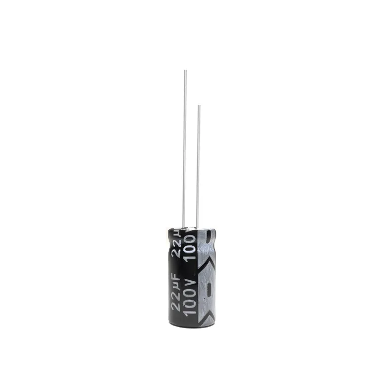 

200pcs 100V 22uF Electrolytic Capacitor 105C High Temp Radial Long Life 6x11mm for Power Supply Electronics