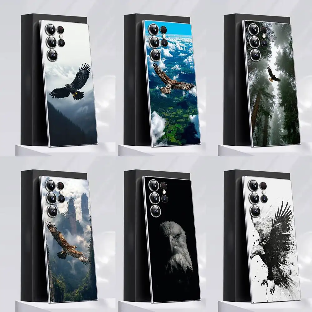 

Eagle Hawk Falcon Bird Phone Case For Samsung S30,25,24,23,21,22,20,10,5G,FE,lite,PIus,Ultra Transparent Cover