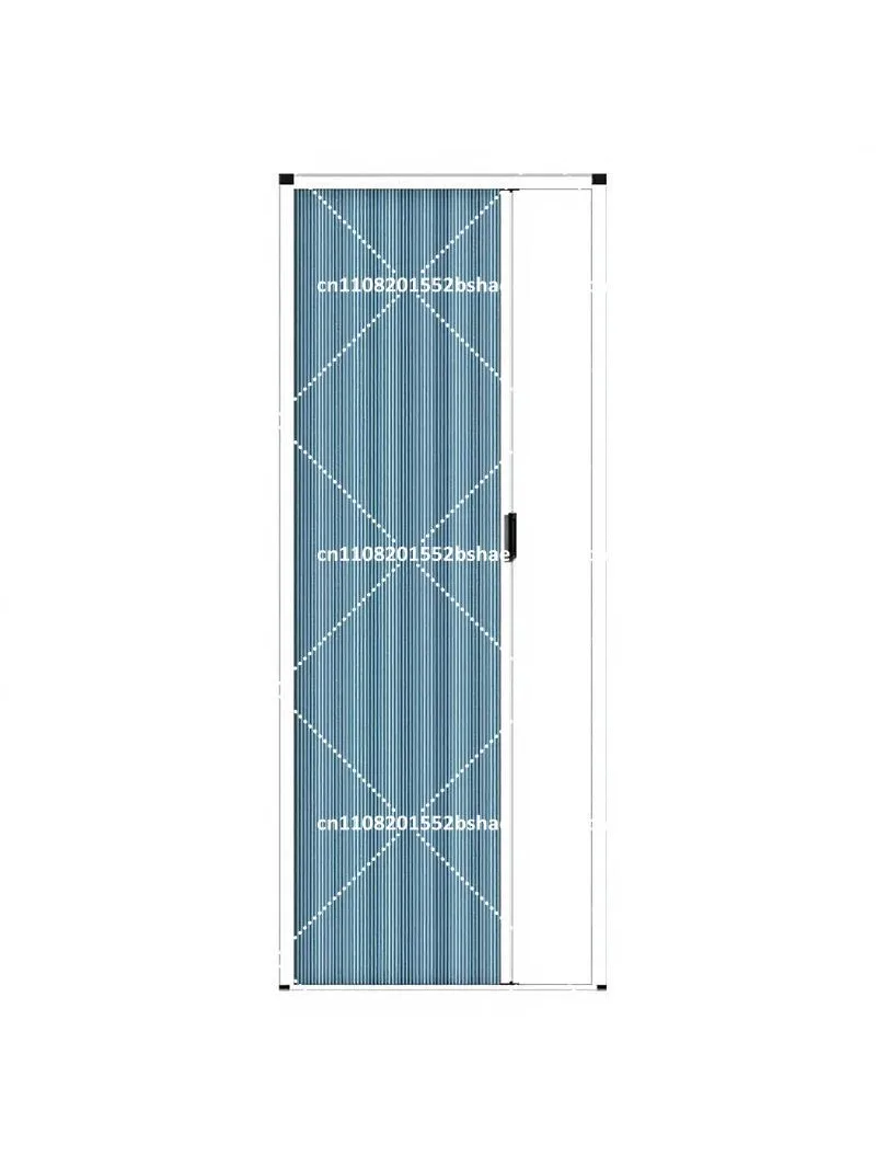 Folding Sliding Partition Door for Kitchen Bathroom Balcony Honeycomb Trackless Invisible Telescopic Door