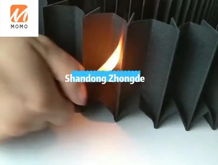 High Quality Flame Retardant Organ Bellows Cover for Laser Cutting Machine