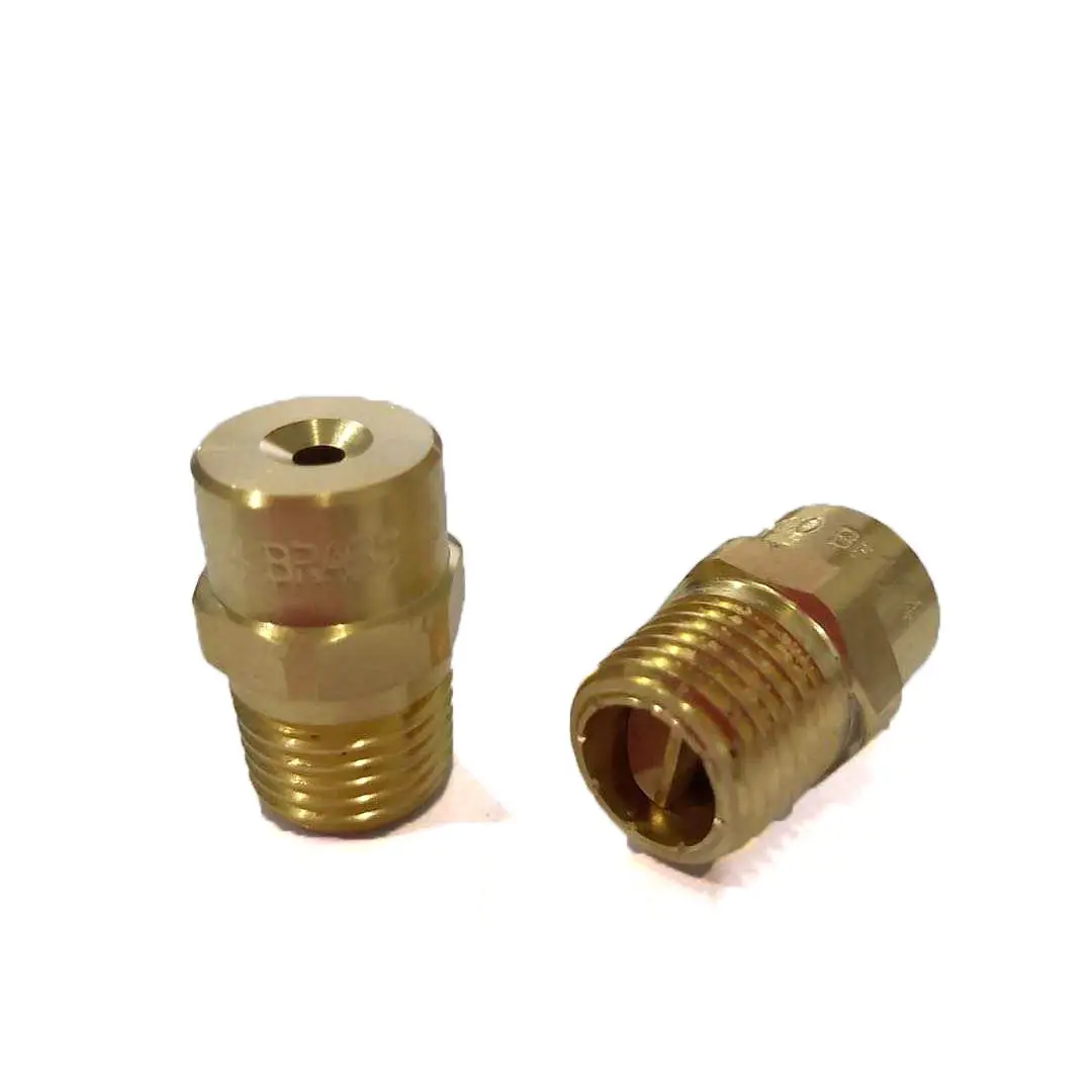 Brass Solid Cone Spray Nozzlefor Steel Industry Continuous Casting Machine Cooling Cooling and Dedusting Conditio