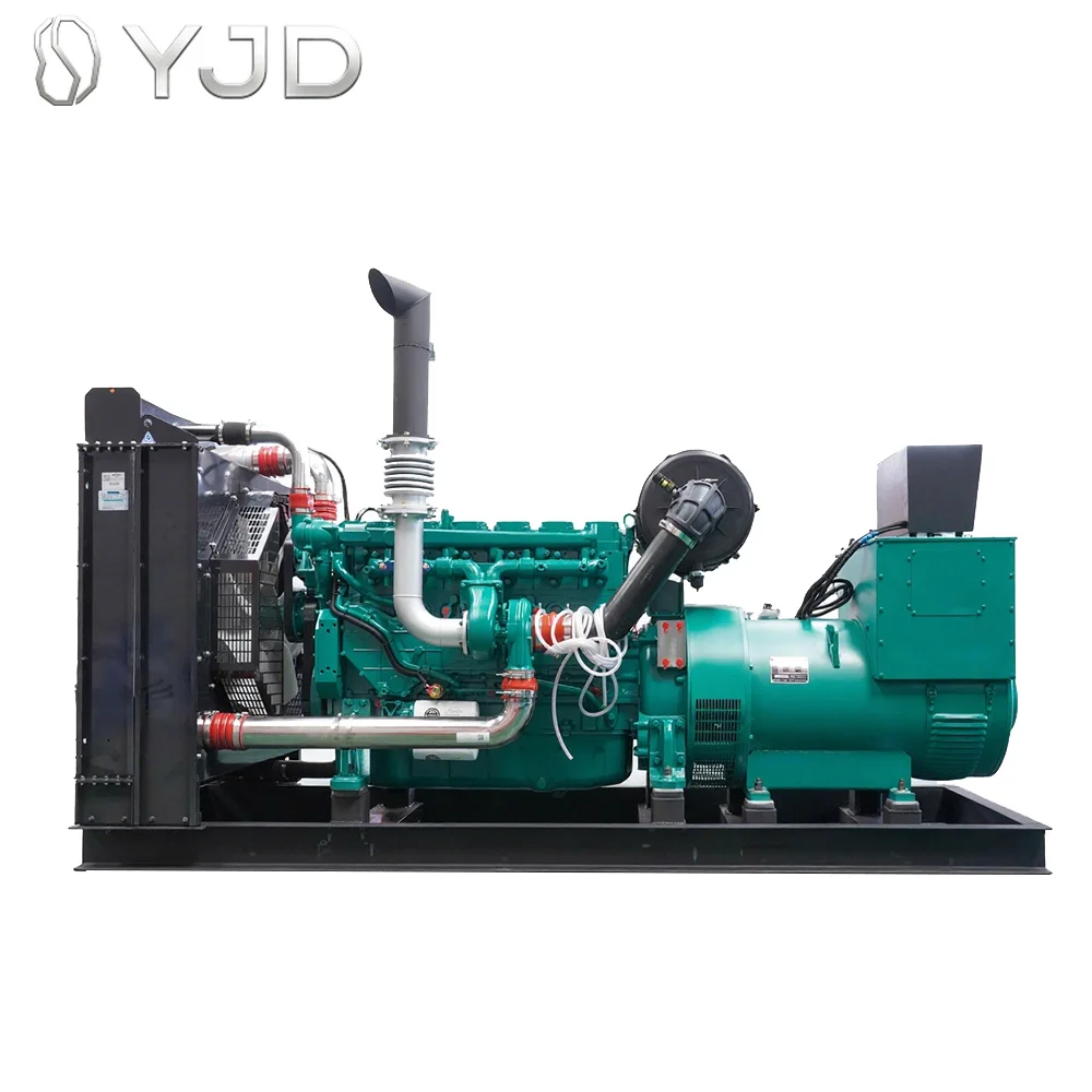 300KW/375KVA Full Copper Open Frame Diesel Generators 50/60Hz Frequency 110V 220V 380V Rated with Auto Start Interface