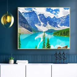 4495541  Digital oil painting living room decorative painting sofa background wall hanging painting