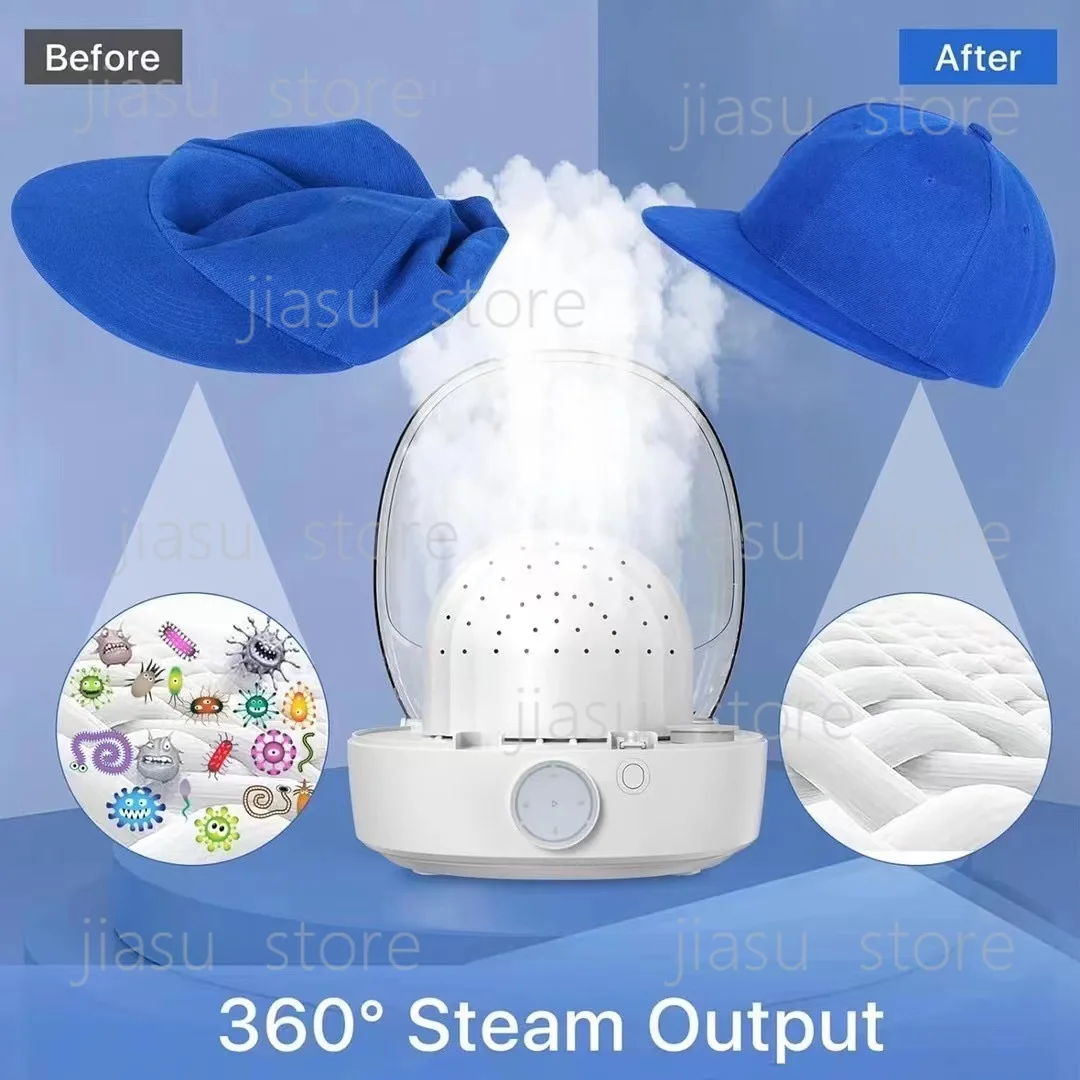 Steam Hat Wig Care Machine, Multifunctional High Power Ironing Cleaning Disinfector for Home Living