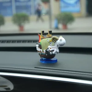 أنيمي قطعة واحدة شخصية السفينة ، لعبة نموذج لوفي ، قارب صغير لطيف للغاية ، شخصية عمل سعيدة مثبتة ، 7 سم ، ألف مشمس أفضل 12 دمية برامز مبيعا - رقم 7