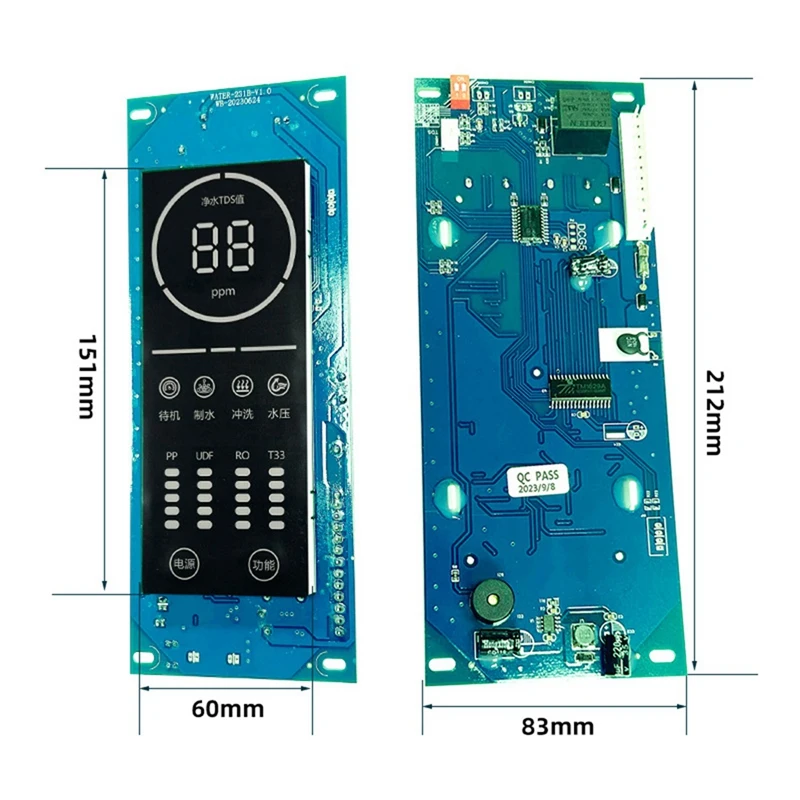 Water Purifier Computer Board Direct Drinking Machine Reverse Osmosis Water Purifier Tap Water Purifier Control Board Durable