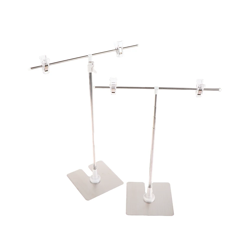 إطار عرض الملصقات من الفولاذ المقاوم للصدأ - حامل خلفية صورة تي شيرت من الدرجة التجارية لتصوير الفيديو والإعلان