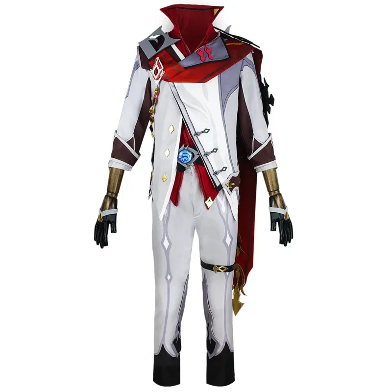 Uniforme de cosplay Genshin Impact Tartaglia pour hommes, perruque, costume d'anime, olympiques d'Halloween, habillage de jeu, SN88