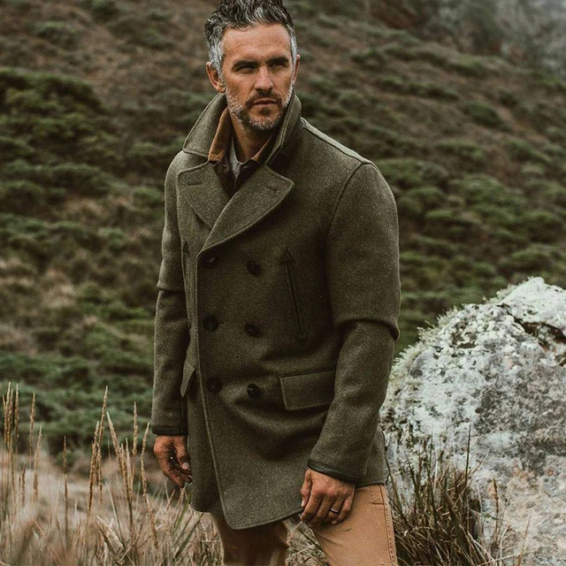 Green overcoat men shop