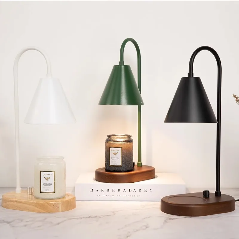 Cross-border explosion fireless aromatherapy lamp wax melting lamp Nordic candle melting lamp lifting and diffusing