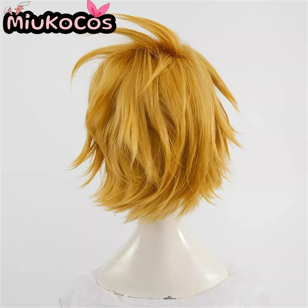 ในสต็อก Denki Kaminari คอสเพลย์วิกผม MiukoCosplay อะนิเมะ My Hero Academia คอสเพลย์
