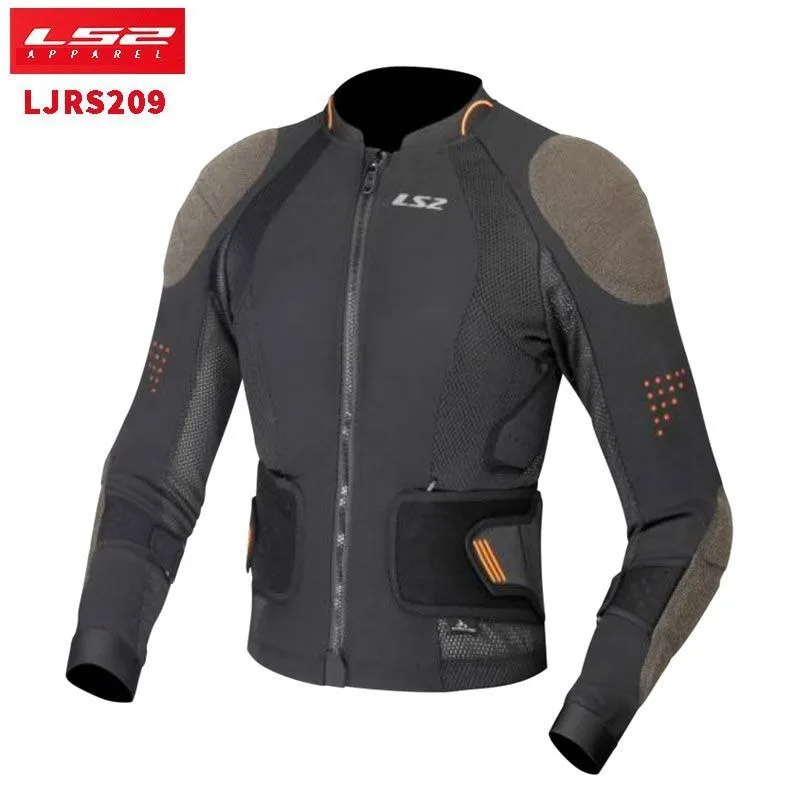 LS2 RS209 Motorcycle Armor Jacket All Season Breathable Anti-fall Motorbike Protective Riding Gear Sun Protection For Men Women