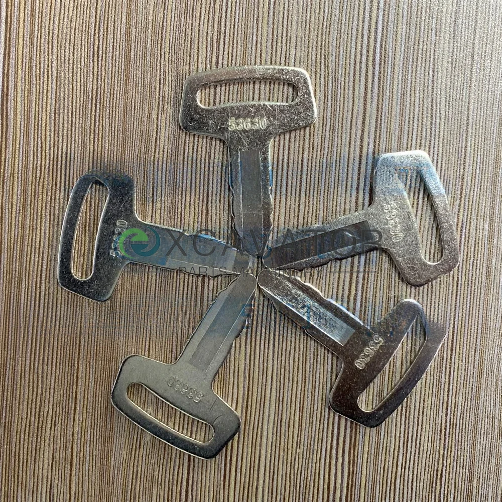 

5PCS 53630 Key For Kubota Thomas Construction Heavy Equipment Wheel Loader Excavator Ignition Switch Start Thomas Skid Steer