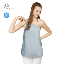 Electromagnetic radiation protective clothes metal fiber maternity apron EMR shielding wearing inside pregnant woman clothing